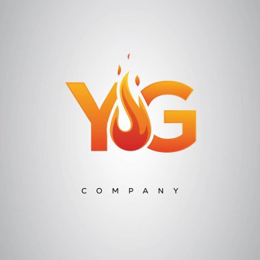 YG Yaratıcı Ateş Harfi Logosu Tasarımı
