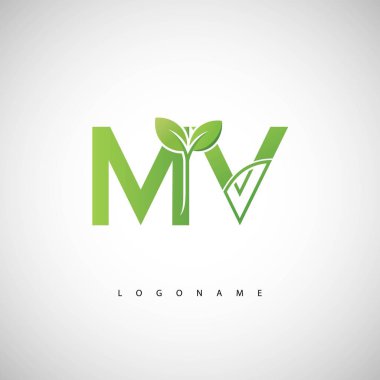 MV Yeşil Yaprak Logosu - Asgari Çevre Monogramı