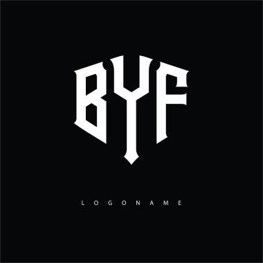 BYF Yaratıcı Kalkan Logosu - Üç Harf Monogram