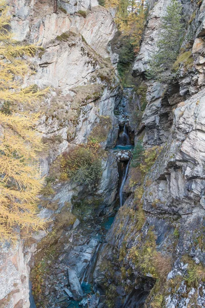 Colpo Panoramico Bellissime Montagne Alpine — Foto Stock
