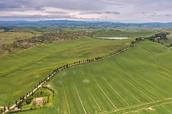 Toskania Krajobraz Włochy Charakter Malowniczy Widok — Zdjęcie stockowe