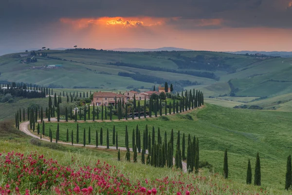 Toskana Landschaft Italien Natur Malerische Aussicht — Stockfoto