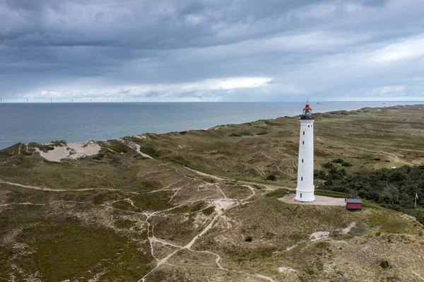 Leuchtturm Auf Der Insel Helhelin — Stockfoto