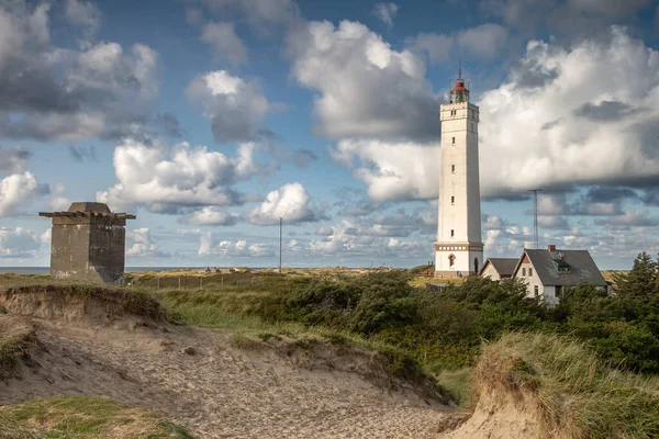 デンマークの灯台 ロイヤリティフリーのストック写真
