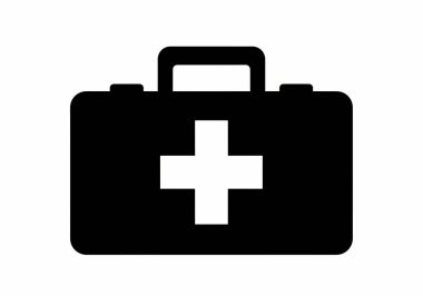 İlk yardım kiti vektör illüstrasyonu
