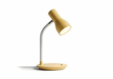 modern lamba beyaz üzerine izole