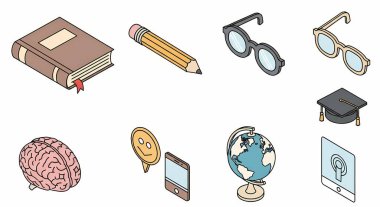 Eğitim simgeleri kümesi