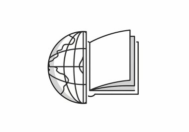 Kitapları ve büyüteçleri olan bir dünya.