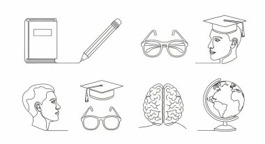 Eğitim simgeler kümesi, anahat stili