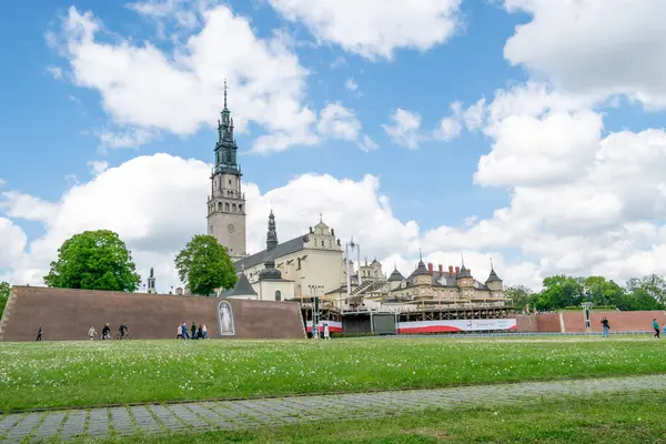 Czestochowa, Polonya - 11 Mayıs 2025 - Jasna Gora Manastırı, Czestochowa
