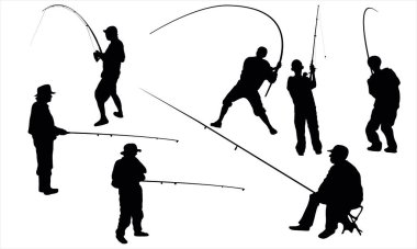 Balıkçının vektör figürü