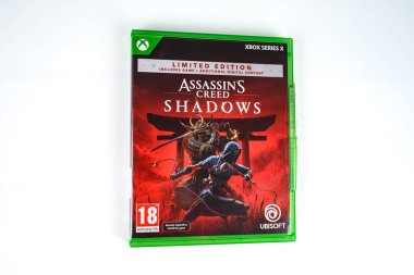 Suikastçının Creed Shadows Xbox XS Wales, İngiltere 'de.