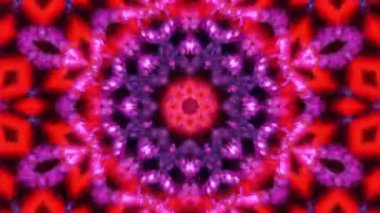 Soyut boya fırça mürekkep patlayabilir formanın düzgün kavramı simetrik desen süs dekoratif Kaleidoscope hareketi geometrik daire ve yıldız şekli