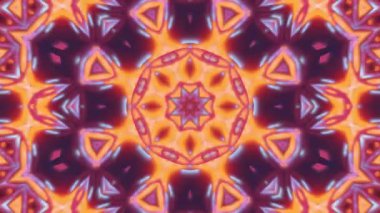 Soyut kaleydoskop arkaplanı. eşsiz kaleydoskop tasarımlı çok renkli kaleydoskop dokusu.