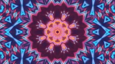 Soyut kaleydoskop arka planı, çok renkli kaleydoskop dokusu. Benzersiz kaleydoskop tasarımı.