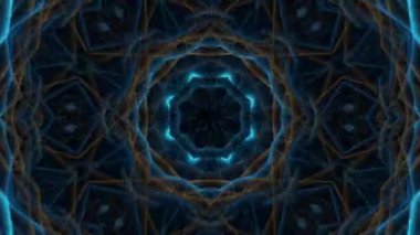 kaleydoskop arkaplanı soyut güzel fraktal resimleme