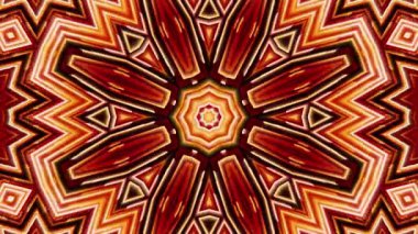 Soyut simetrik kaleydoskop desenli kaleydoskop ışıklarının soyut arkaplanı