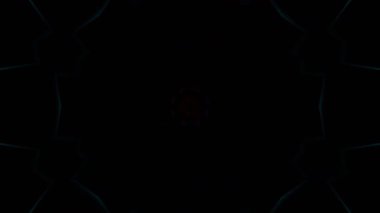 Renkli çizgiler ve noktalarla soyut arkaplan