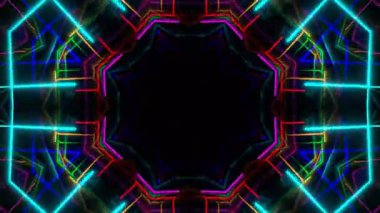 Soyut kaleydoskopik ışıklar arka plan