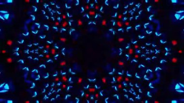 Soyut kaleydoskop ışıkları arka plan. çok renkli kaleydoskop. 3d oluşturma.