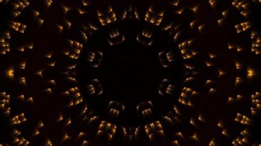 Arkadaki ışıkların kaleydoskopu