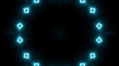 Soyut neon ışık arkaplanının 3 boyutlu görüntülenmesi