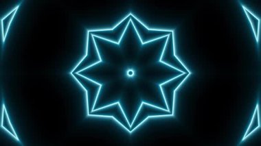 Işık ve ışınlarla soyut arkaplan oluşturuluyor.