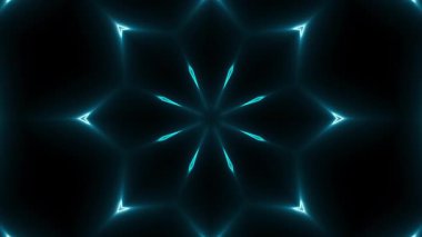 Kaleydoskopik ışıkların geleceksel yansıması
