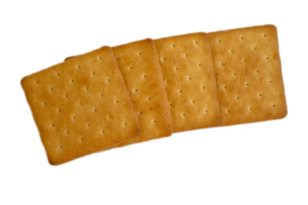 Солоне Печиво Ізольоване Білому Тлі — стокове фото