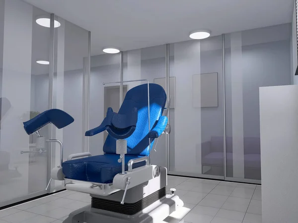 婦人科医のオフィス3Dレンダリング 3Dイラスト — ストック写真