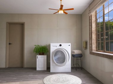 Banyo Mutfağı 3D çizim, 3D resim