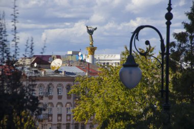 5 Eylül 2021 Ukrayna Kyiv şehir merkezi mimarisi