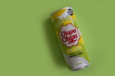 17 Nisan 2023 Ukrayna Kyiv limonata Chupa Chup 'ın renkli bir geçmişi var.