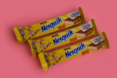 6 Mayıs 2023 Ukrayna şehri Nestle 'den Kyiv Nesquik çikolatası