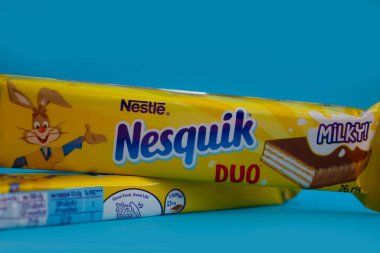 6 Mayıs 2023 Ukrayna şehri Nestle 'den Kyiv Nesquik çikolatası