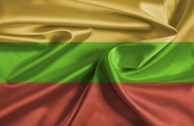 Litvanya ipek arkaplan bayrağı