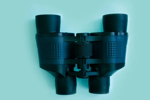 stock image Binoculars on a colored backgrinstrument 