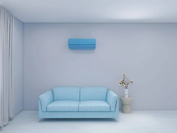 Air Conditioner Room Render Illustration — Stock Photo, Image
