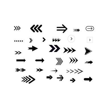 Modern Ok Simgesi Ayarlama Vektörü