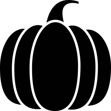 Cadılar Bayramı Balkabağı Sembolü Icon Jack O Lantern Katı Sembolü. Cadılar Bayramı kabak kabağı kabak simgesi katı stil sunar Jack o fener yüzü ürkütücü tasarımlar parti davetiyeleri web simgeleri için mükemmeldir