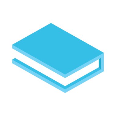 kitap okul simge vektör illüstrasyon izole