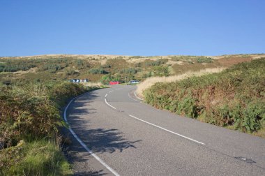 Lennoxtown, Doğu Dunbartonshire, Orta İskoçya. 19 Eylül, 2024. B822 