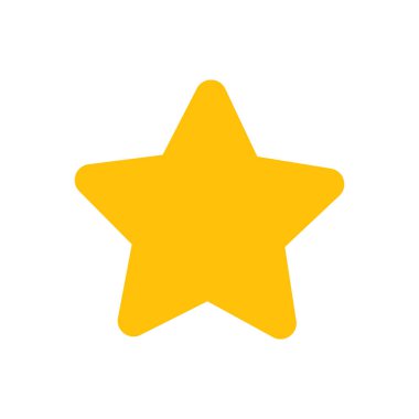 Bu görüntü, canlı sarı bir renge bürünmüş beş köşeli klasik bir yıldıza sahiptir. Yıldız, katıksız beyaz bir arkaplana karşı temiz bir şekilde sunuluyor, bu da onu grafik tasarımı ve dijital kullanım için çok yönlü kılıyor..