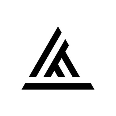 A sharp, abstract delta symbol icon with clean lines, ideal for branding, logos, and digital interfaces. Represents progress and direction.