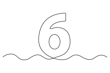 6. el çizim stili. vektör illüstrasyonu