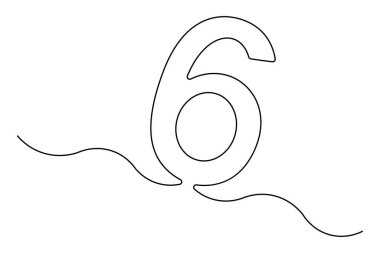 Beş numaralı vektör simgesi. Web için vektör illüstrasyonu