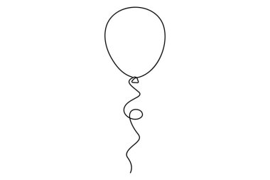 izole edilmiş balon tasarım vektör çizelgesi