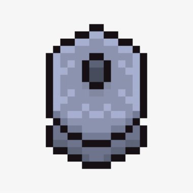 bilgisayar faresi pikseli resim ikonu vektör çizimi.