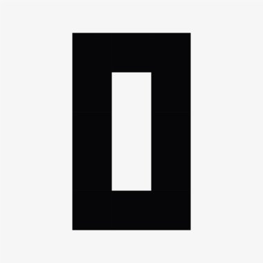 0 piksel resim ikonu vektör illüstrasyonu.