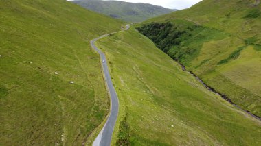 the Irish country side from an aerial view